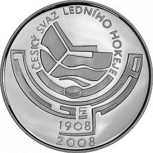 Stříbrná pamětní mince 200 Kč hokej